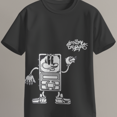 Camiseta NO PESO - Preta oversized